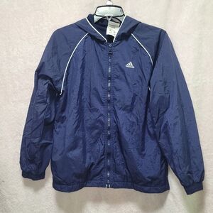 Adidas girls hooded jacket